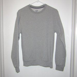 Men's Fruit of the Loom Soft Gray Pullover Sweater Sweatshirt, Size S